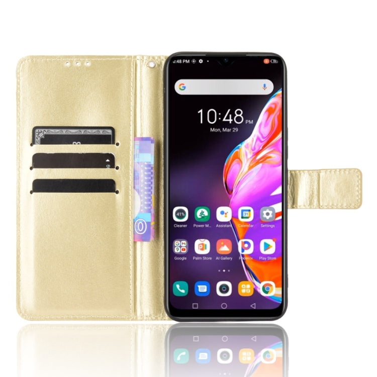 For Infinix Hot 10s X689 Crazy Horse Texture Horizontal Flip Leather Case with Holder & Card Slots & Lanyard