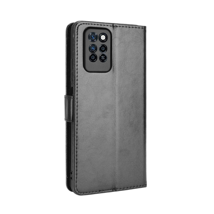 For Infinix Note 10 Pro Crazy Horse Texture Horizontal Flip Leather Case with Holder & Card Slots & Lanyard