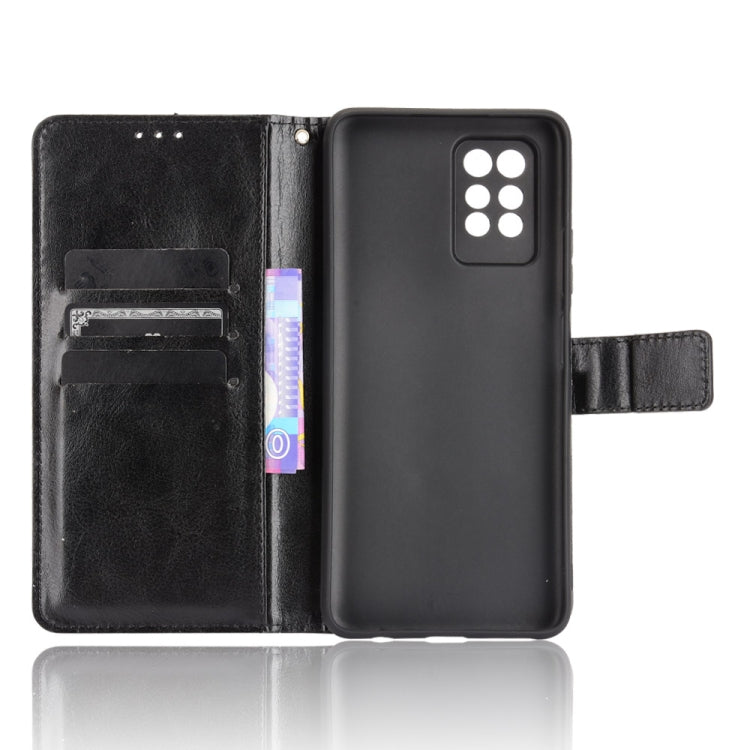 For Infinix Note 10 Pro Crazy Horse Texture Horizontal Flip Leather Case with Holder & Card Slots & Lanyard