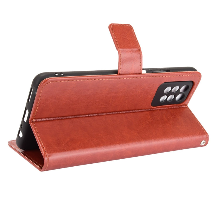 For Infinix Note 10 Pro Crazy Horse Texture Horizontal Flip Leather Case with Holder & Card Slots & Lanyard