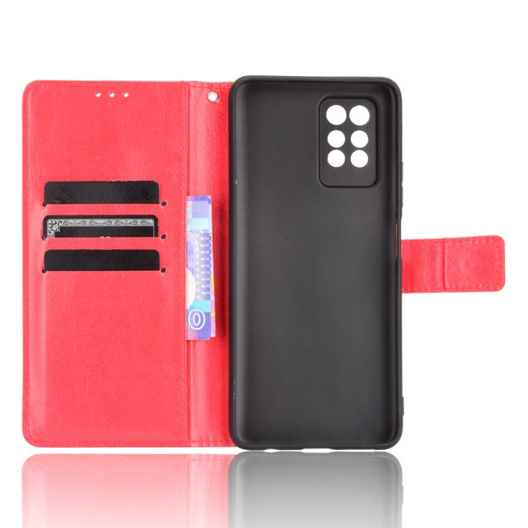 For Infinix Note 10 Pro Crazy Horse Texture Horizontal Flip Leather Case with Holder & Card Slots & Lanyard