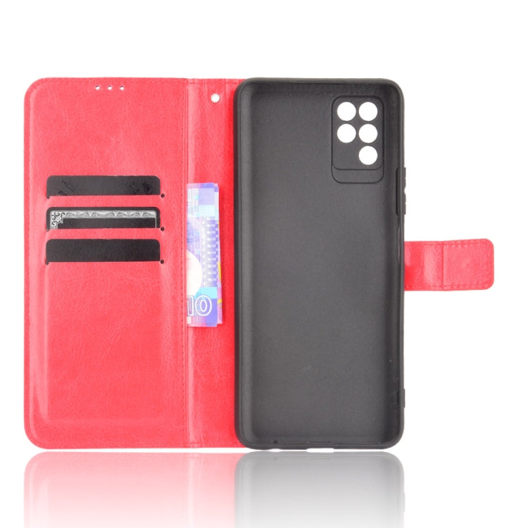 For Infinix Note 10 Crazy Horse Texture Horizontal Flip Leather Case with Holder & Card Slots & Lanyard