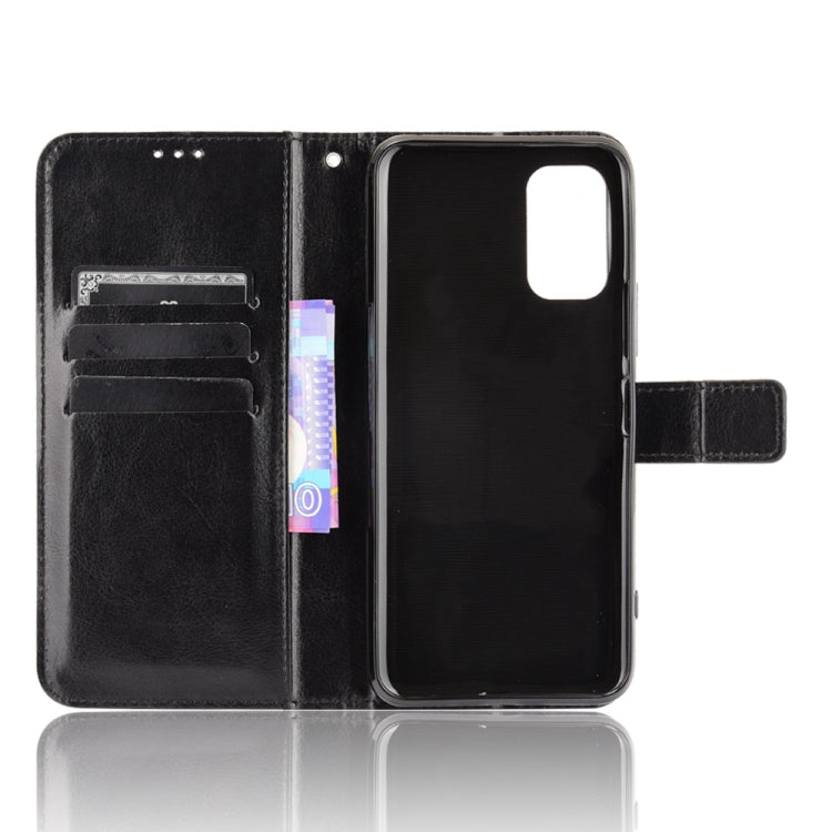 For Xiaomi Redmi Note 10 JP Version Crazy Horse Texture Horizontal Flip Leather Case with Holder & Card Slots & Lanyard