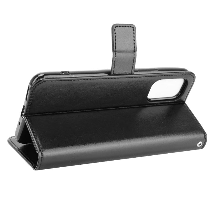 For Xiaomi Redmi Note 10 JP Version Crazy Horse Texture Horizontal Flip Leather Case with Holder & Card Slots & Lanyard