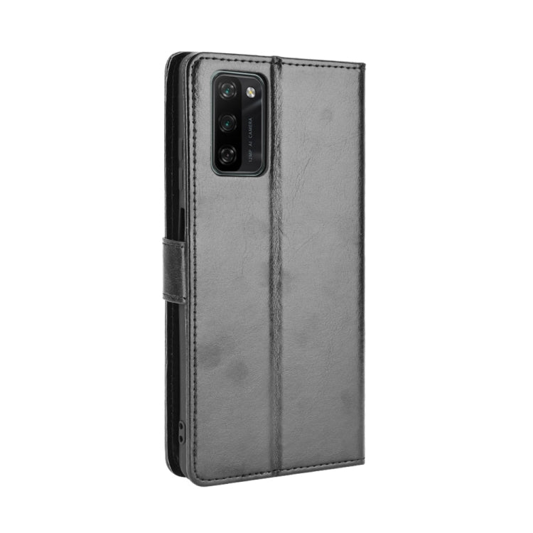 For Blackview A100 Crazy Horse Texture Horizontal Flip Leather Case with Holder & Card Slots & Lanyard