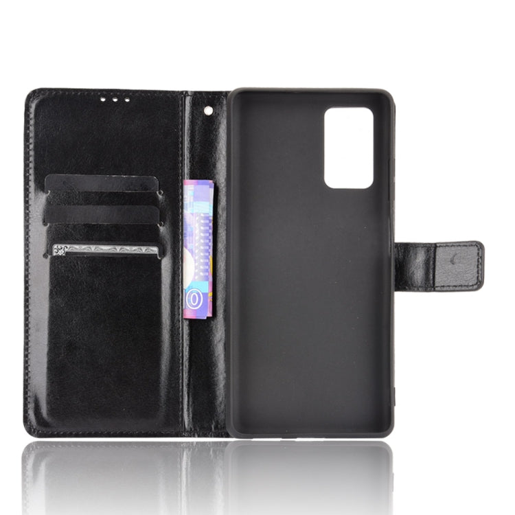 For Blackview A100 Crazy Horse Texture Horizontal Flip Leather Case with Holder & Card Slots & Lanyard