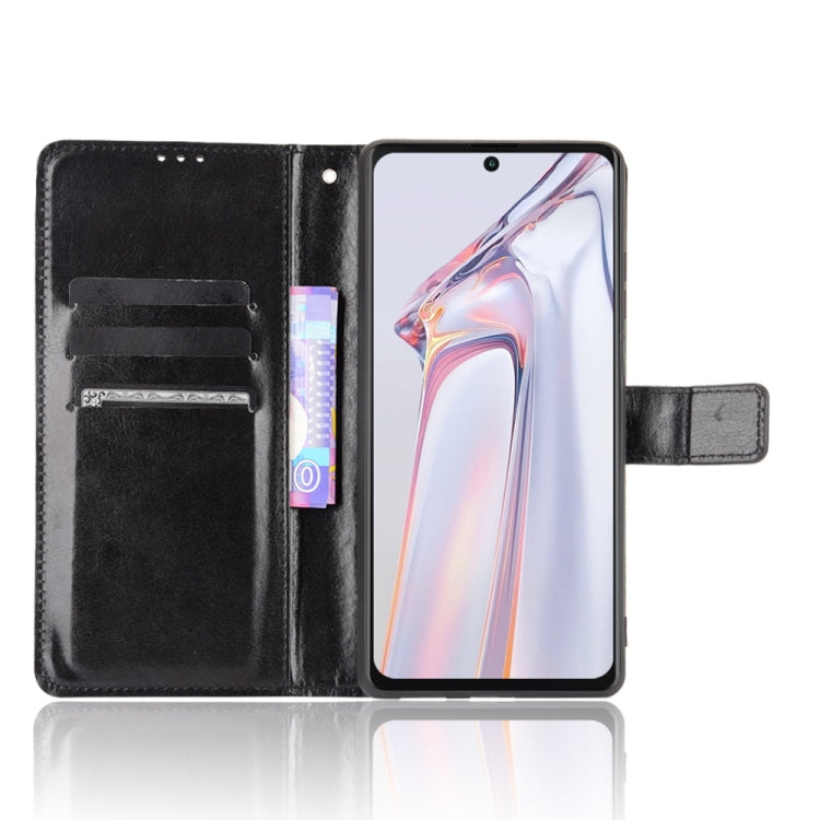 For Blackview A100 Crazy Horse Texture Horizontal Flip Leather Case with Holder & Card Slots & Lanyard