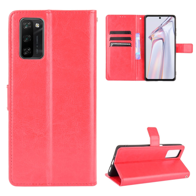 For Blackview A100 Crazy Horse Texture Horizontal Flip Leather Case with Holder & Card Slots & Lanyard