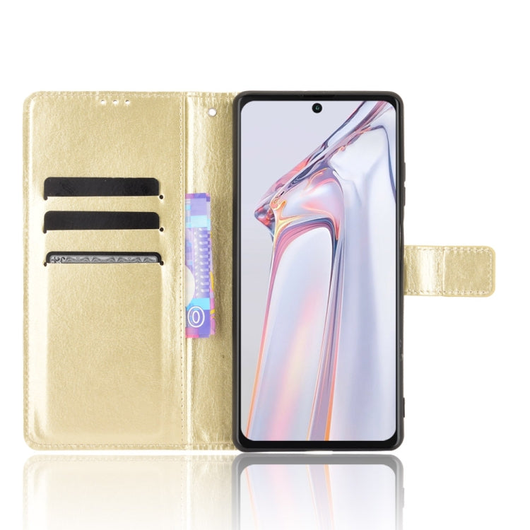 For Blackview A100 Crazy Horse Texture Horizontal Flip Leather Case with Holder & Card Slots & Lanyard