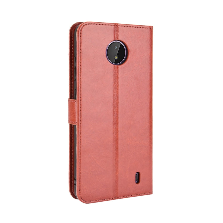 For Nokia C10 / C20 Crazy Horse Texture Horizontal Flip Leather Case with Holder & Card Slots & Lanyard