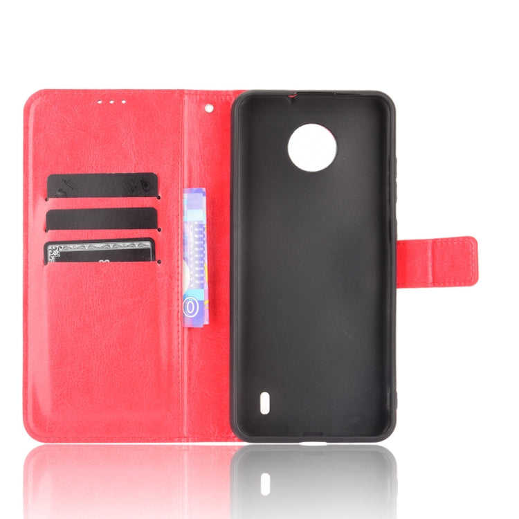 For Nokia C10 / C20 Crazy Horse Texture Horizontal Flip Leather Case with Holder & Card Slots & Lanyard