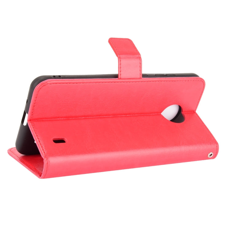 For Nokia C10 / C20 Crazy Horse Texture Horizontal Flip Leather Case with Holder & Card Slots & Lanyard