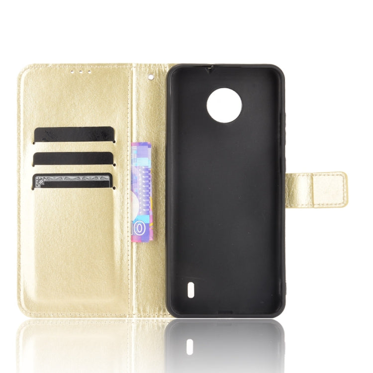 For Nokia C10 / C20 Crazy Horse Texture Horizontal Flip Leather Case with Holder & Card Slots & Lanyard