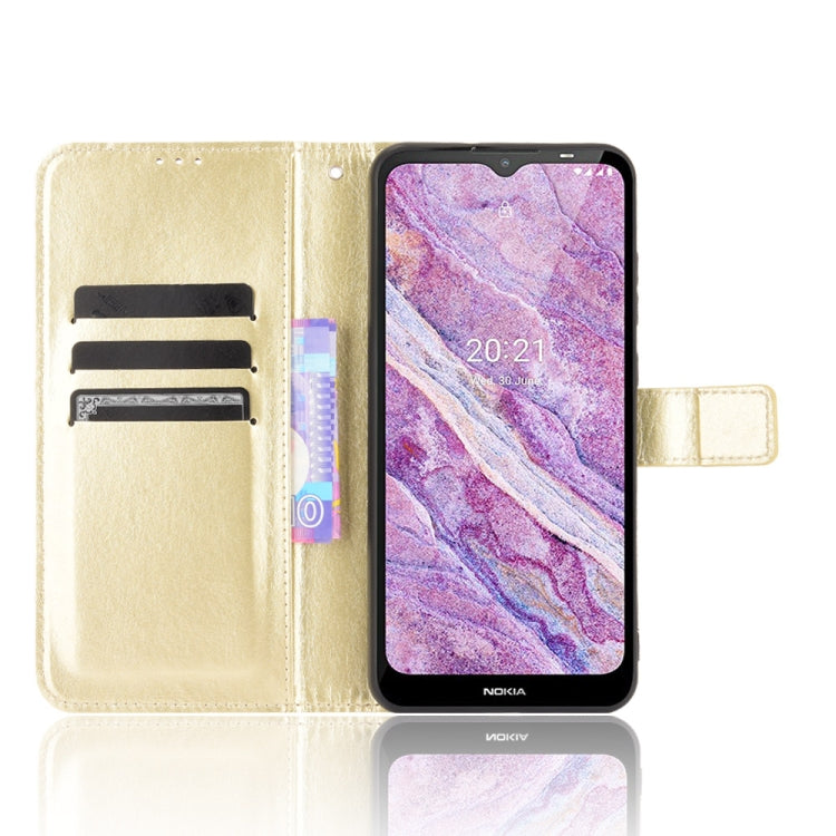 For Nokia C10 / C20 Crazy Horse Texture Horizontal Flip Leather Case with Holder & Card Slots & Lanyard