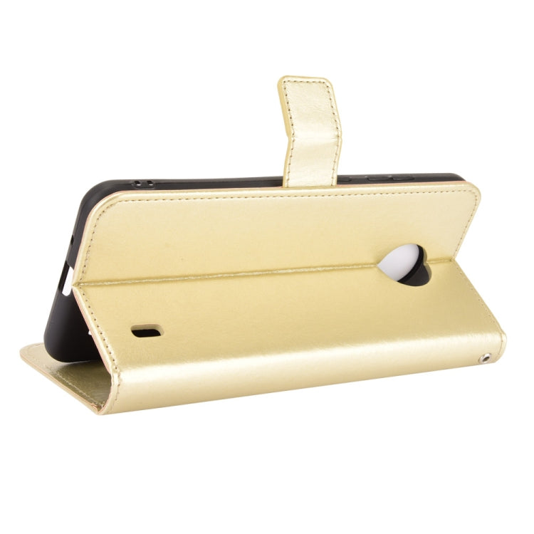 For Nokia C10 / C20 Crazy Horse Texture Horizontal Flip Leather Case with Holder & Card Slots & Lanyard