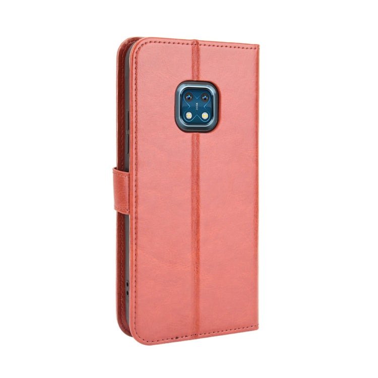 For Nokia XR20 Crazy Horse Texture Horizontal Flip Leather Case with Holder & Card Slots & Lanyard