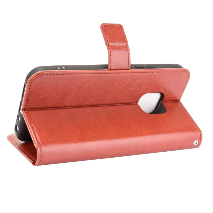 For Nokia XR20 Crazy Horse Texture Horizontal Flip Leather Case with Holder & Card Slots & Lanyard