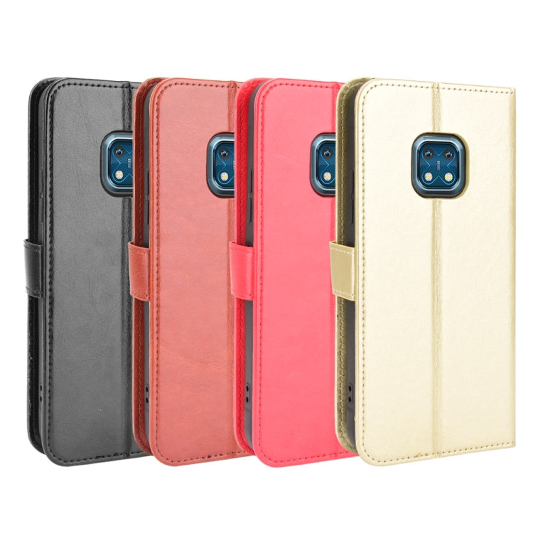 For Nokia XR20 Crazy Horse Texture Horizontal Flip Leather Case with Holder & Card Slots & Lanyard