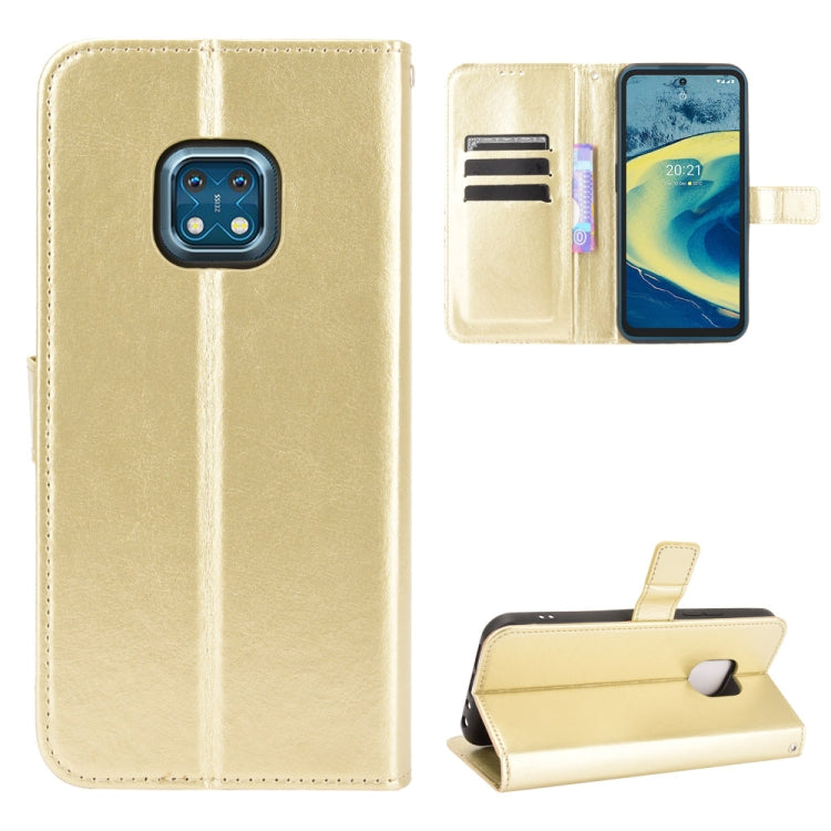 For Nokia XR20 Crazy Horse Texture Horizontal Flip Leather Case with Holder & Card Slots & Lanyard