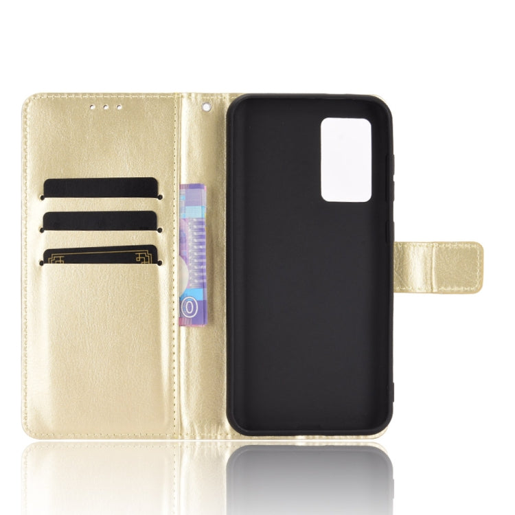 For Oukitel C21 Crazy Horse Texture Horizontal Flip Leather Case with Holder & Card Slots & Lanyard