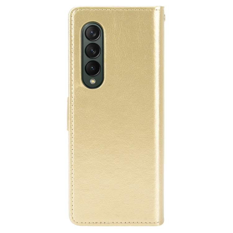 For Samsung Galaxy Z Fold3 5G Crazy Horse Texture Horizontal Flip Leather Case with Holder & Card Slots & Lanyard