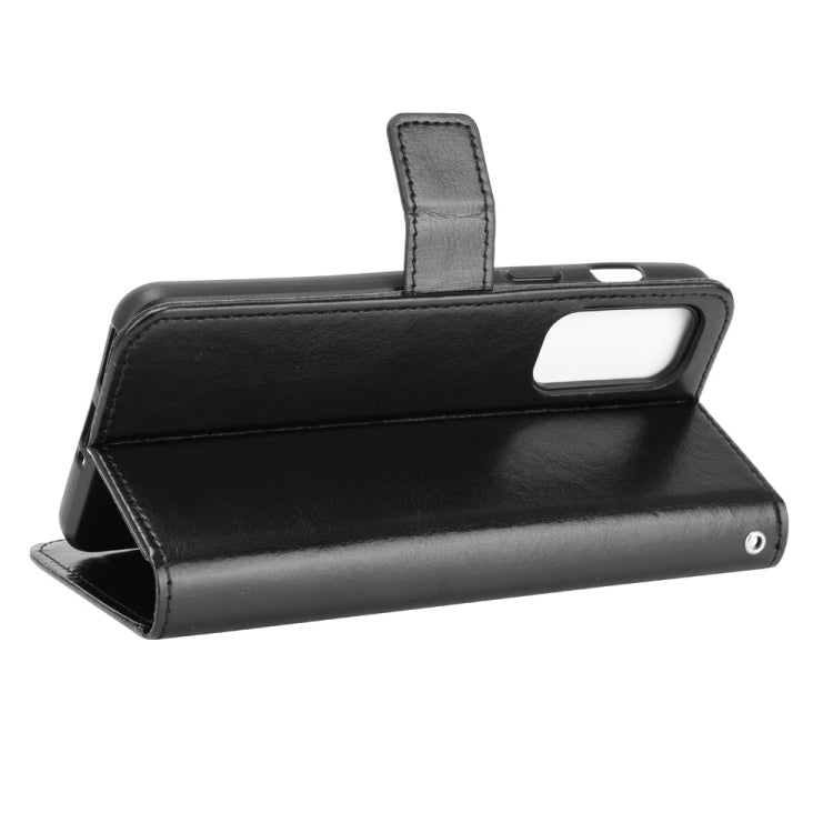 For OnePlus Nord 2 5G Crazy Horse Texture Horizontal Flip Leather Case with Holder & Card Slots & Lanyard