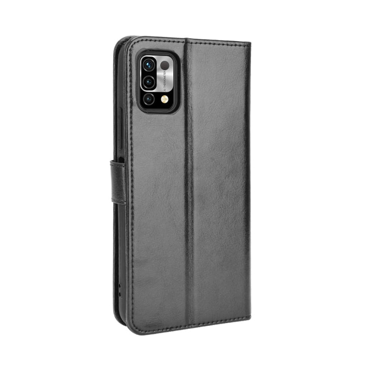 For Umidigi Power 5 Crazy Horse Texture Horizontal Flip Leather Case with Holder & Card Slots & Lanyard