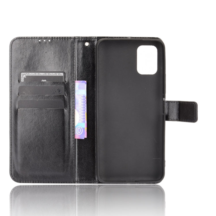 For Umidigi Power 5 Crazy Horse Texture Horizontal Flip Leather Case with Holder & Card Slots & Lanyard