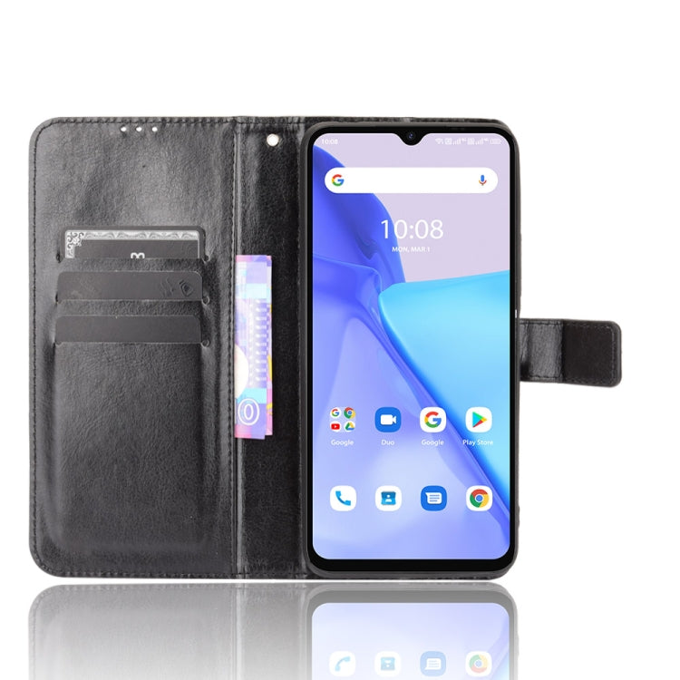 For Umidigi Power 5 Crazy Horse Texture Horizontal Flip Leather Case with Holder & Card Slots & Lanyard