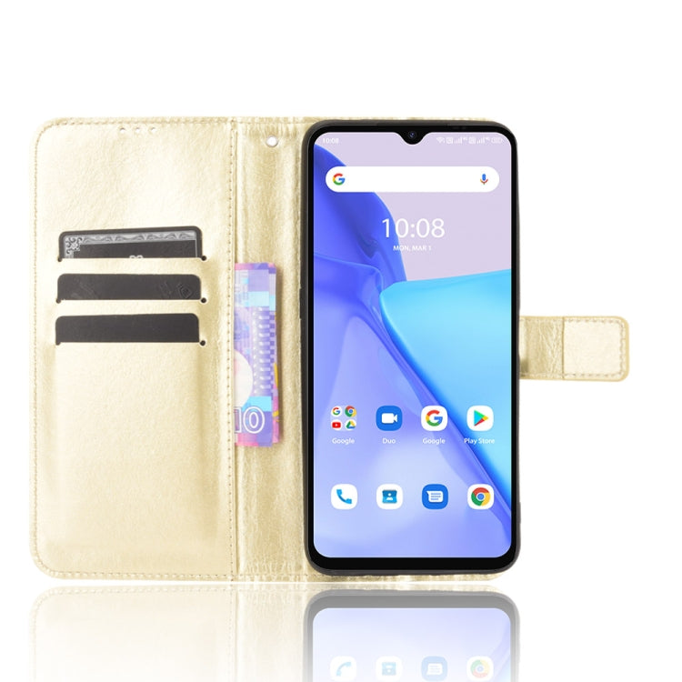 For Umidigi Power 5 Crazy Horse Texture Horizontal Flip Leather Case with Holder & Card Slots & Lanyard