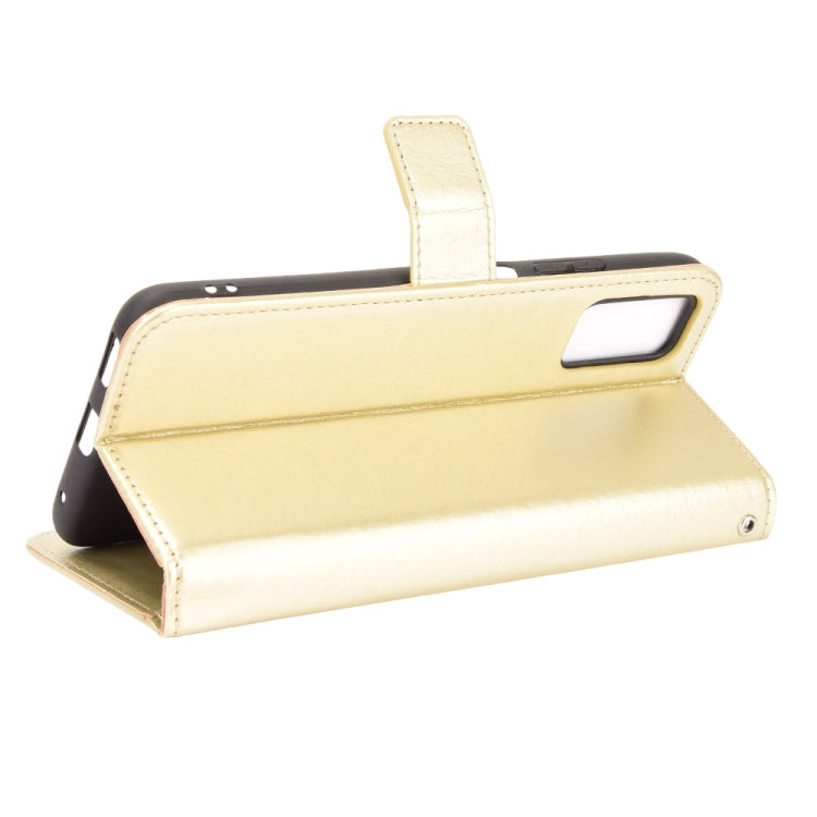 For ZTE Blade A71 Crazy Horse Texture Horizontal Flip Leather Case with Holder & Card Slots & Lanyard