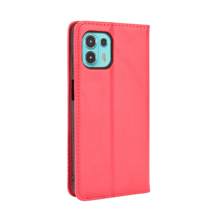 For Motorola Edge 20 Lite Magnetic Buckle Retro Crazy Horse Texture Horizontal Flip Leather Case with Holder & Card Slots & Photo Frame