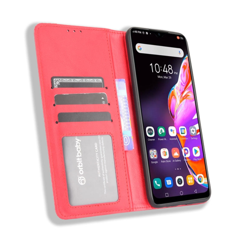 For Infinix Hot 10s / 10s NFC / 10T Magnetic Buckle Retro Crazy Horse Texture Horizontal Flip Leather Case with Holder & Card Slots & Photo Frame