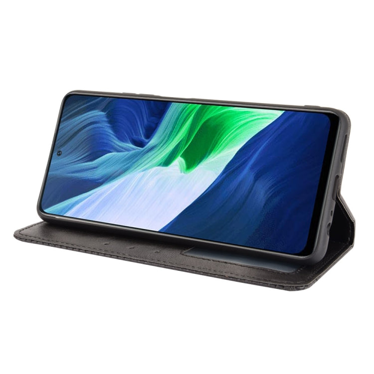 For Infinix Note 10 Pro / 10 Pro NFC Magnetic Buckle Retro Crazy Horse Texture Horizontal Flip Leather Case with Holder & Card Slots & Photo Frame