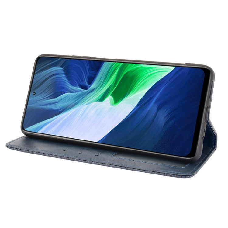 For Infinix Note 10 Pro / 10 Pro NFC Magnetic Buckle Retro Crazy Horse Texture Horizontal Flip Leather Case with Holder & Card Slots & Photo Frame