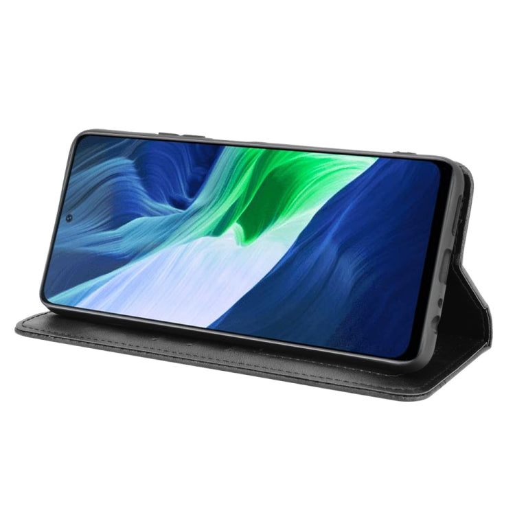 For Infinix Note 10 Magnetic Buckle Retro Crazy Horse Texture Horizontal Flip Leather Case with Holder & Card Slots & Photo Frame