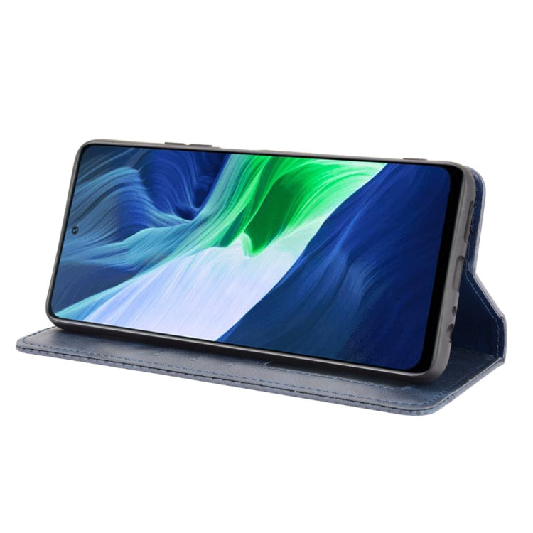 For Infinix Note 10 Magnetic Buckle Retro Crazy Horse Texture Horizontal Flip Leather Case with Holder & Card Slots & Photo Frame