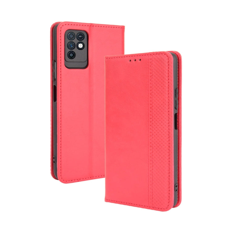 For Infinix Note 10 Magnetic Buckle Retro Crazy Horse Texture Horizontal Flip Leather Case with Holder & Card Slots & Photo Frame