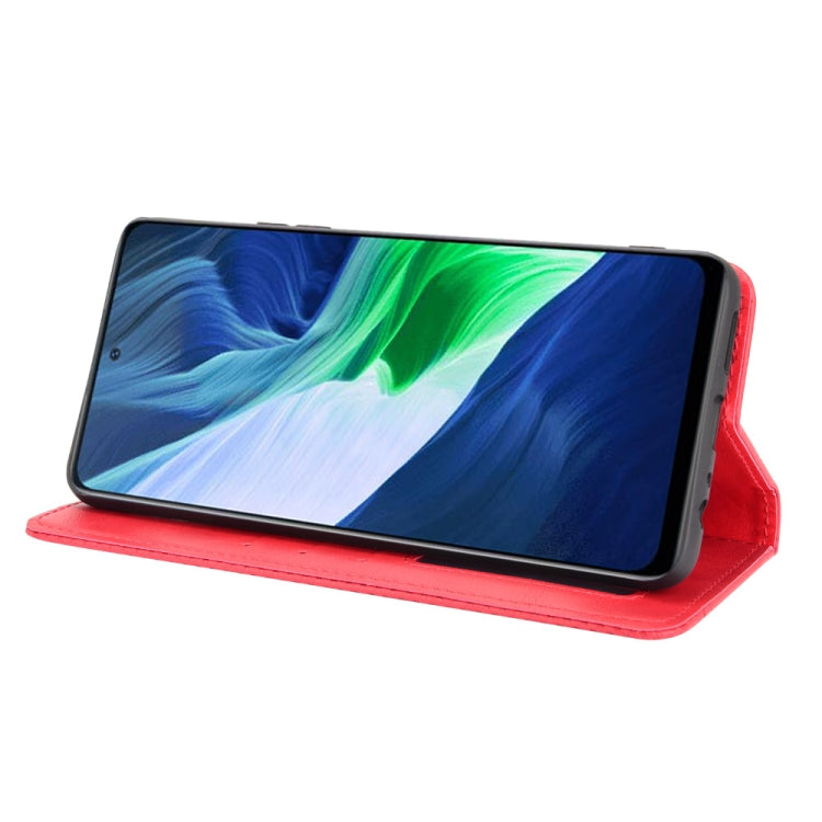 For Infinix Note 10 Magnetic Buckle Retro Crazy Horse Texture Horizontal Flip Leather Case with Holder & Card Slots & Photo Frame