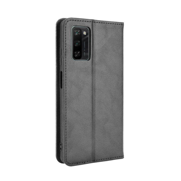 For Blackview A100 Magnetic Buckle Retro Crazy Horse Texture Horizontal Flip Leather Case with Holder & Card Slots & Photo Frame