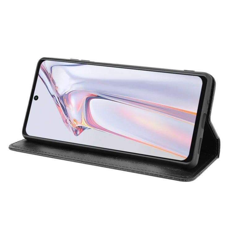 For Blackview A100 Magnetic Buckle Retro Crazy Horse Texture Horizontal Flip Leather Case with Holder & Card Slots & Photo Frame