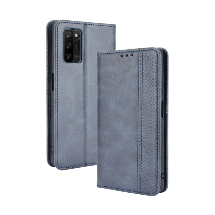 For Blackview A100 Magnetic Buckle Retro Crazy Horse Texture Horizontal Flip Leather Case with Holder & Card Slots & Photo Frame