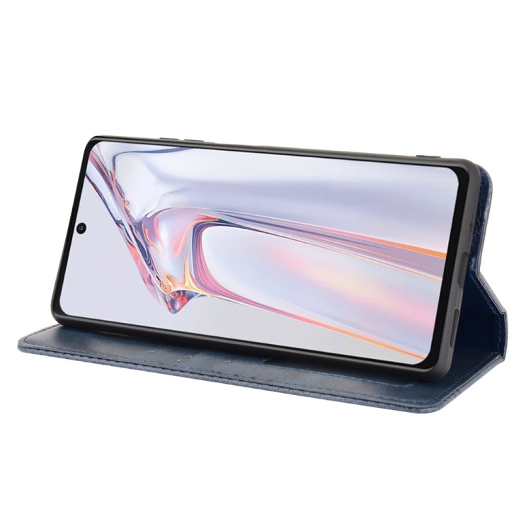 For Blackview A100 Magnetic Buckle Retro Crazy Horse Texture Horizontal Flip Leather Case with Holder & Card Slots & Photo Frame