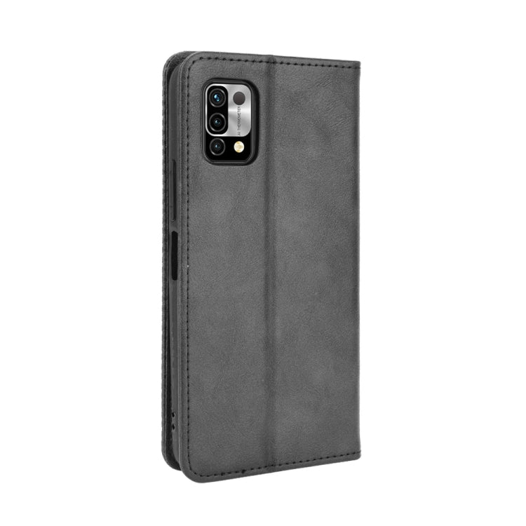 For Umidigi Power 5 Magnetic Buckle Retro Crazy Horse Texture Horizontal Flip Leather Case with Holder & Card Slots & Photo Frame