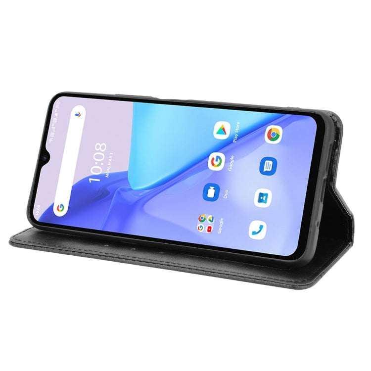 For Umidigi Power 5 Magnetic Buckle Retro Crazy Horse Texture Horizontal Flip Leather Case with Holder & Card Slots & Photo Frame