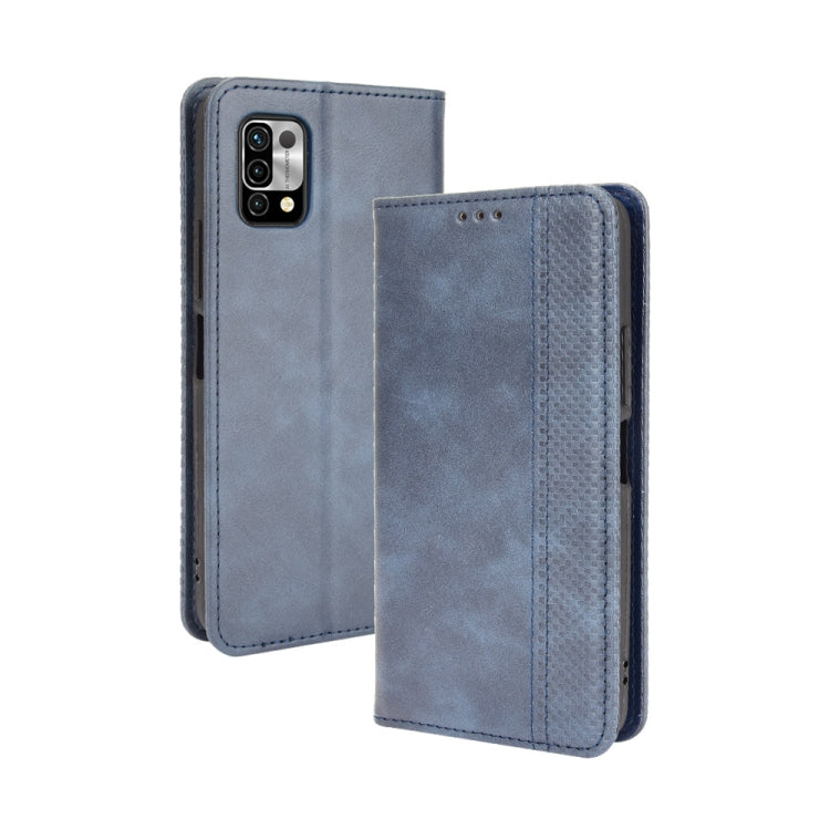 For Umidigi Power 5 Magnetic Buckle Retro Crazy Horse Texture Horizontal Flip Leather Case with Holder & Card Slots & Photo Frame