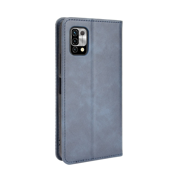 For Umidigi Power 5 Magnetic Buckle Retro Crazy Horse Texture Horizontal Flip Leather Case with Holder & Card Slots & Photo Frame