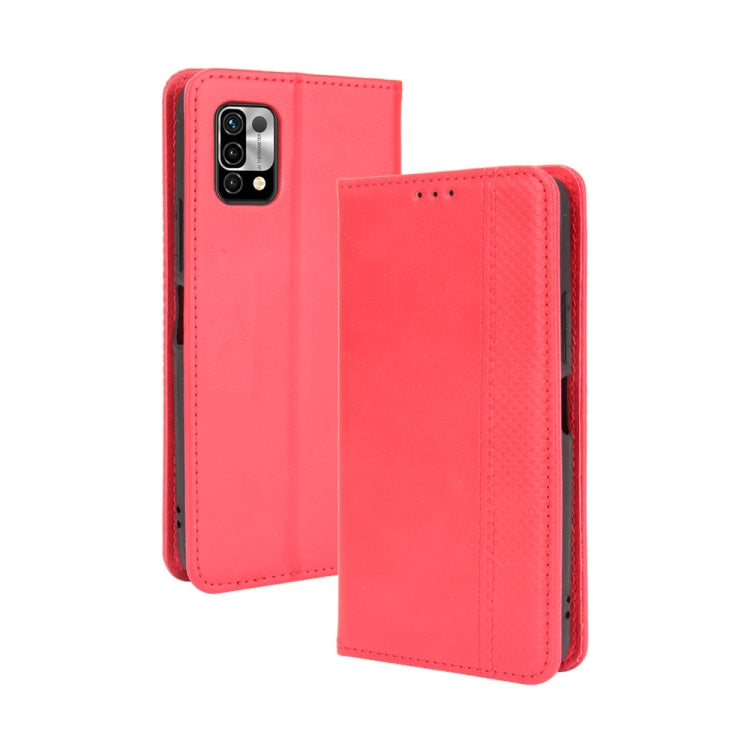 For Umidigi Power 5 Magnetic Buckle Retro Crazy Horse Texture Horizontal Flip Leather Case with Holder & Card Slots & Photo Frame
