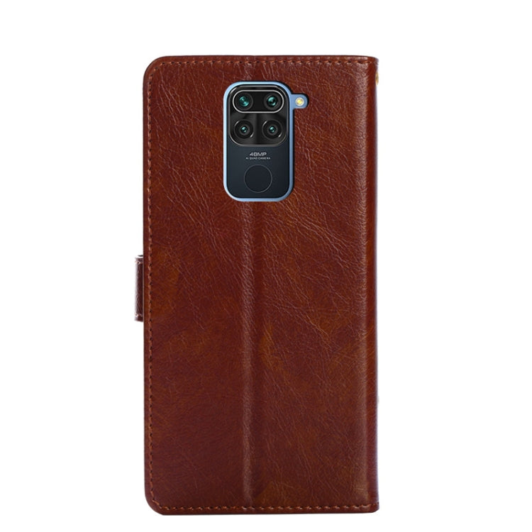 Zipper Bag PU + TPU Horizontal Flip Leather Case with Holder & Card Slot & Wallet & Lanyard For Xiaomi Redmi Note 9