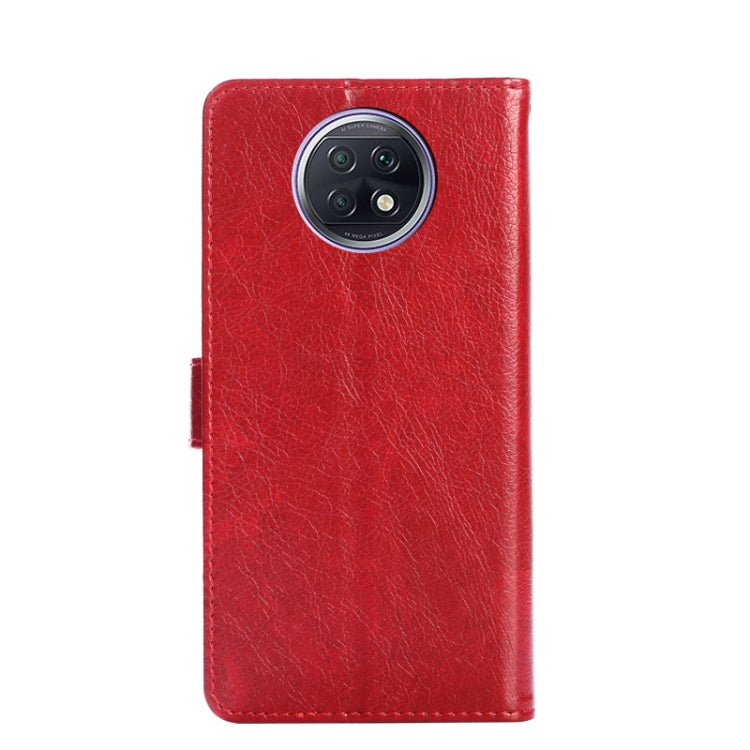 Zipper Bag PU + TPU Horizontal Flip Leather Case with Holder & Card Slot & Wallet & Lanyard For Xiaomi Redmi Note 9 5G CN Version / Note 9T 5G